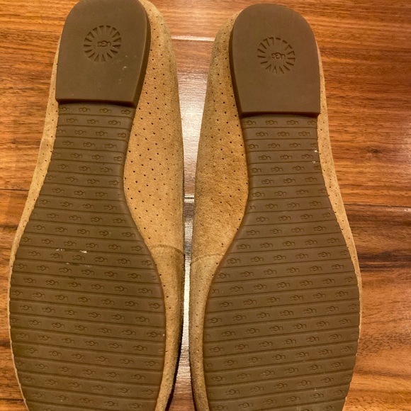 UGG Women's Karlina Geo Perforated Flat Tan Sz 9.5 - Picture 6 of 10